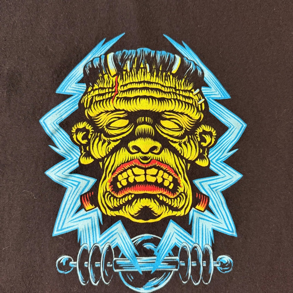 Loot Crate Frankenstein Universal Monsters Graphic Tee Black Mens Large‎ Excl - Picture 4 of 15